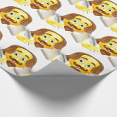 シェークスピアEmojiの顔文字 ラッピングペーパー (角)
