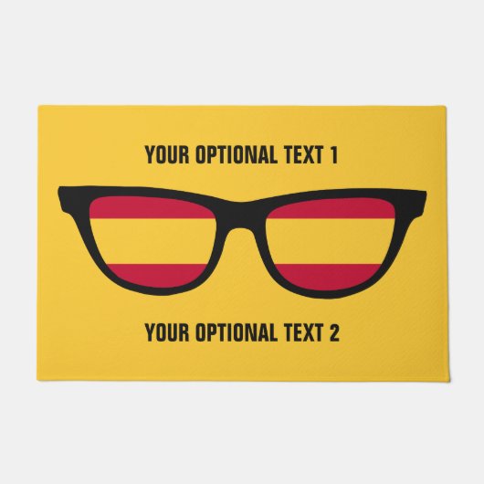 シェースペインのズカスタムドアマット ドアマット (正面)