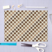 シェーズオブブラウン水玉模様ズバイシャーリーテイラー 薄葉紙 (クラフト)