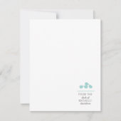 シェーズクールアクアブルーアヴィエーターサングラス 招待状 (正面)