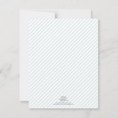 シェーズクールアクアブルーアヴィエーターサングラス 招待状 (裏面)