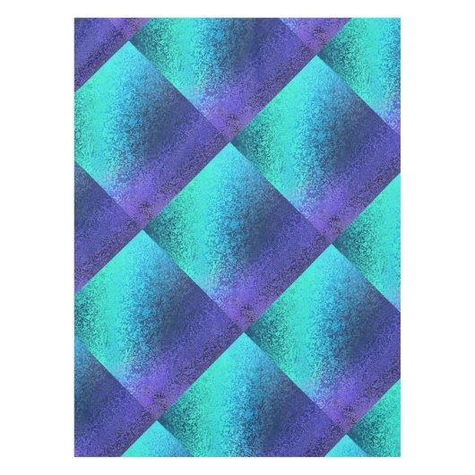 シェーディングオブブルー抽象芸術テーブルクロス テーブルクロス (正面)