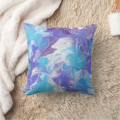 シェーディングオブブルー抽象芸術装飾用クッション クッション (ブランケット)