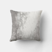 シェーディンググレー/ホワイト抽象芸術デコールピロー クッション (裏面)