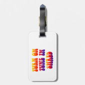 シェードでチューンオン ラゲッジタグ (裏面縦)