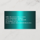 シェードオブアクアプロフェッショナル名刺 名刺 (裏面)