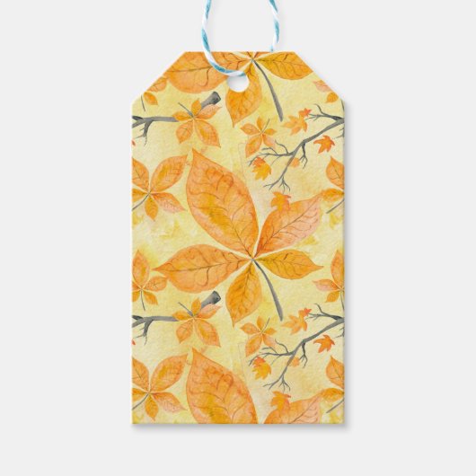 シェードオブオレンジ秋紅葉 ギフトタグ (正面)