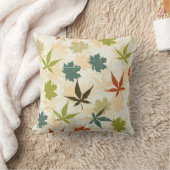 シェードオブオータムインティール（緑がかった色）ラストグリーン装飾用クッション クッション (ブランケット)