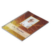 シェードオブオータムリーフ葬儀記念ゲストブック ノートブック (左側)