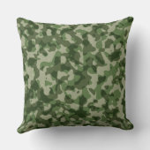 シェードオブグリーン迷彩柄枕 クッション (裏面)