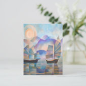 シェードオブトランクイリティオリエンタルジャンクス ポストカード (スタンド正面)