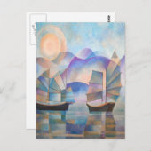 シェードオブトランクイリティオリエンタルジャンクス ポストカード (正面/裏面)