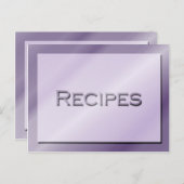 シェードオブパープルレシピカード ポストカード (正面/裏面)