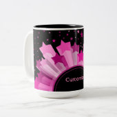 シェードオブピンクスターバストマグ ツートーンマグカップ (正面左)
