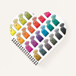 シェードオブブー幽霊ハロウィーン ノートブック