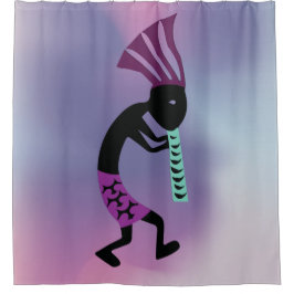 シェードオブラベンダーシンプルココペリ シャワーカーテン