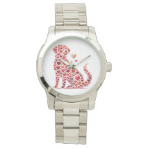 シェードオブレッドバレンタインハートラブラドール犬