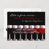 シェードオブレッド招待状 インビテーションポストカード (正面/裏面)