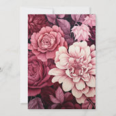 シェードオブワインフローラブライダルシャワーワインテイスティング 招待状 (裏面)