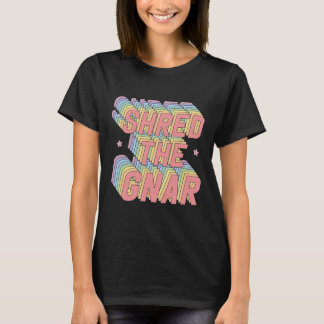 シェードザグナースノーボーディングサーフィンレインボーパステル Tシャツ