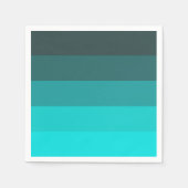 シェードターコイズ スタンダードカクテルナプキン (正面)