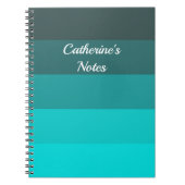 シェードターコイズ ノートブック (正面)