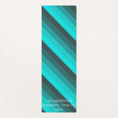 シェードターコイズ ヨガマット (正面)