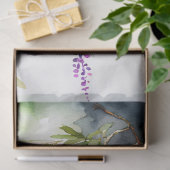 シェードデコパージュの藤 薄葉紙 (ギフト)