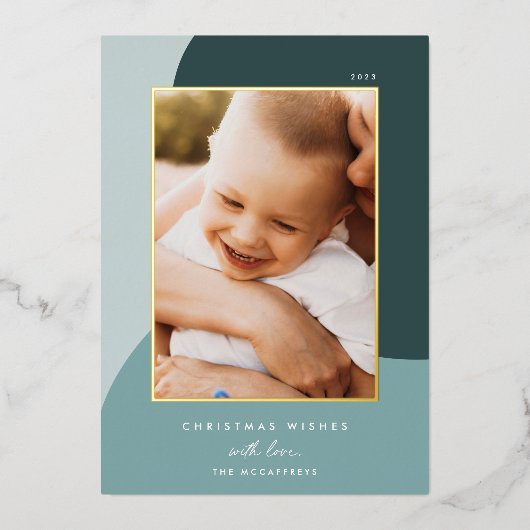 シェードメリーズ |垂直方向の写真 箔シーズンカード (正面)