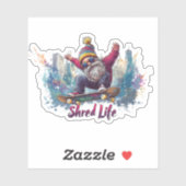 シェードライフクール – スケートボード格言 シール (シート)