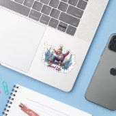 シェードライフクール – スケートボード格言 シール (ノートパソコンとiPhone)