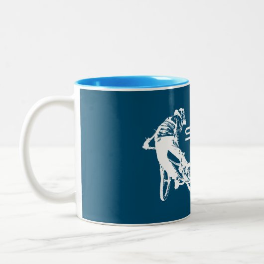 シェードヴィクトルアイダホマウンテンサイクリング ツートーンマグカップ (左)