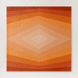 シェード・オブ・オレンジジオメトリック抽象芸術・アート ジグソーパズル