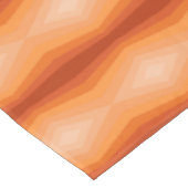 シェード・オブ・オレンジジオメトリック抽象芸術・アート テーブルクロス (アングル)