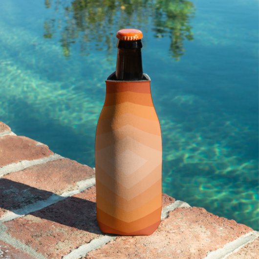 シェード・オブ・オレンジジオメトリック抽象芸術・アート ボトルクーラー (インサイチュ プール)