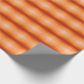 シェード・オブ・オレンジジオメトリック抽象芸術・アート ラッピングペーパー (角)