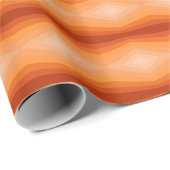 シェード・オブ・オレンジジオメトリック抽象芸術・アート ラッピングペーパー (ロールコーナー)