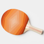 シェード・オブ・オレンジジオメトリック抽象芸術・アート 卓球ラケット (横)