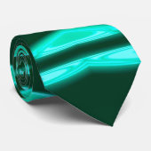 シェード・オブ・グリーンストライプオリジナルデザイン ネクタイ (ロール)