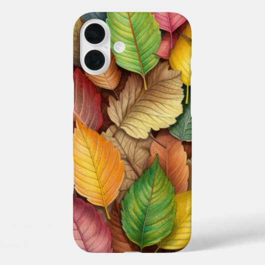 シェード・オブ・グリーン・レッド金ゴールド紅葉 Case-Mate iPhoneケース (裏面)