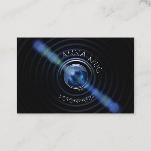 シェーネスデザインフォトグラフィーヴィシテンカルテ 名刺 (正面)