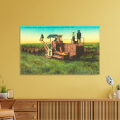 シェーバー湖ウィンターシーンシェーバー湖, CA キャンバスプリント (インサイチュ (リビング))