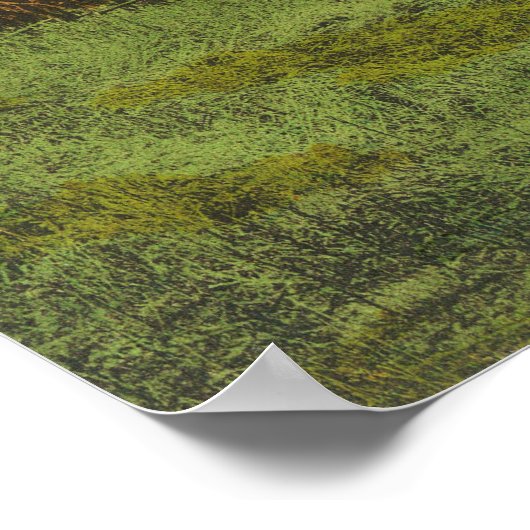 シェーバー湖ウィンターシーンシェーバー湖， CA ポスター (角)