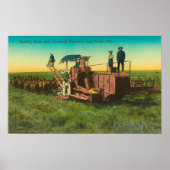 シェーバー湖ウィンターシーンシェーバー湖， CA ポスター (正面)