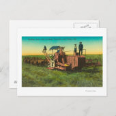 シェーバー湖ウィンターシーンシェーバー湖， CA ポストカード (正面/裏面)