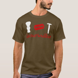 シェービングカルチャー安全カミソリ Tシャツ