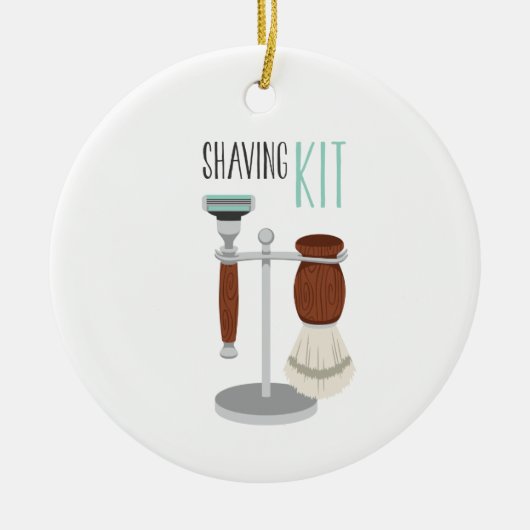 シェービングキット セラミックオーナメント (正面)
