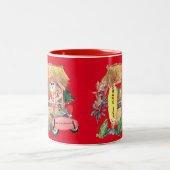 シェーブアイスハワイアンサンタメレカリキマカマグ ツートーンマグカップ (中央)