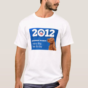 シェーマスRomneyオバマのワイシャツ Tシャツ