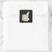 シェールの黄鉄鉱の結晶 スクエアシール (バッグ)